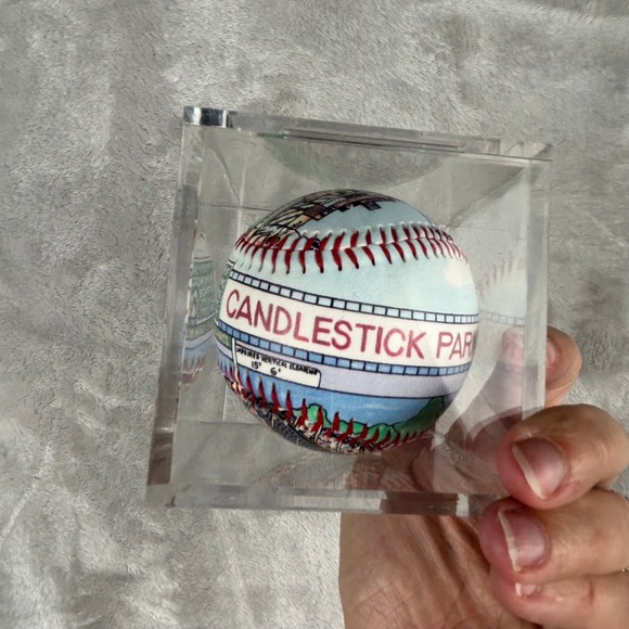 Other - Candlestick Park Baseball Souvenir In Display Case San Francisco